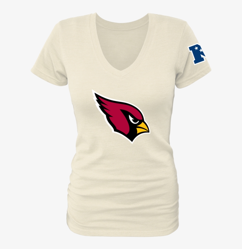 Women's Arizona Cardinals Design Your Own V Neck Tri - T Shirt V Neck Designs, transparent png #213047