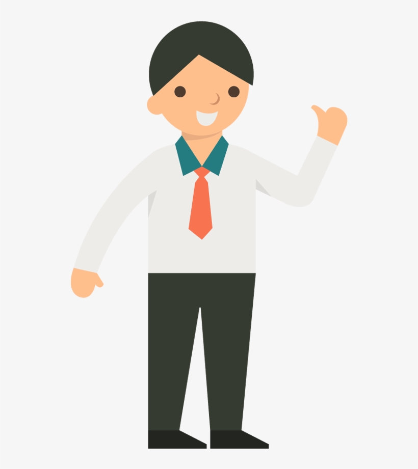 Businessman Transparent Animated - Man Cartoon Transparent Background, transparent png #213157