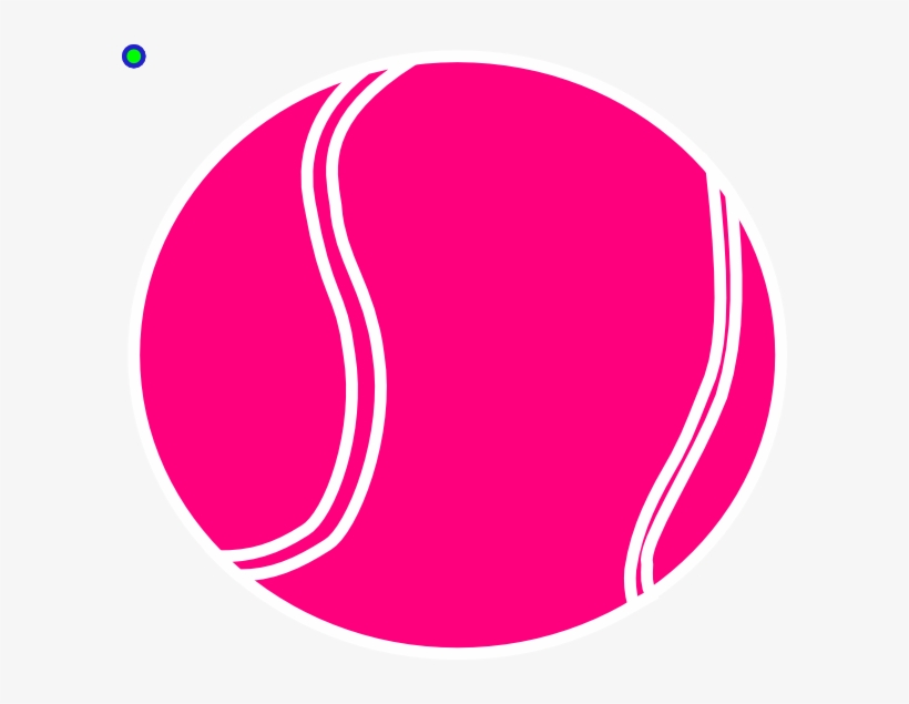 Tennis Ball Clipart 5 Ball - Pink Tennis Ball Clipart, transparent png #213221