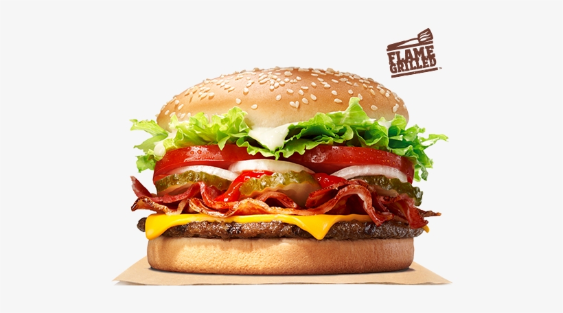 Bacon & Cheese Whopper® Sandwich - Whopper Bacon Cheese, transparent png #213272