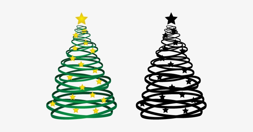 Ribbon Christmas Ornaments Png Free Library - Free Graphic Christmas Tree, transparent png #213342