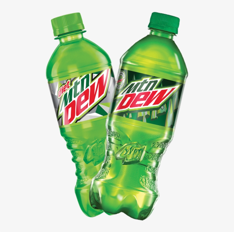 Mtn Dew 20oz - Diet Mountain Dew - 36 Pack, 12 Fl Oz Cans, transparent png #214336