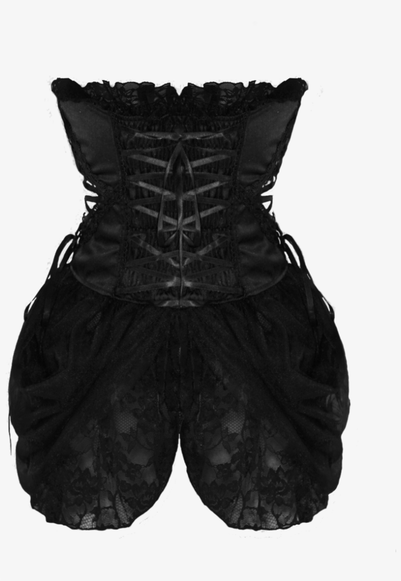 Dress Black Corset - Dress Png, transparent png #214711