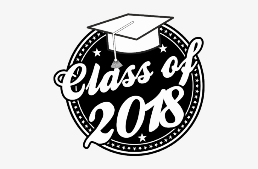 Class Of 2018 Graduation Window Cling - Clip Art, transparent png #214745
