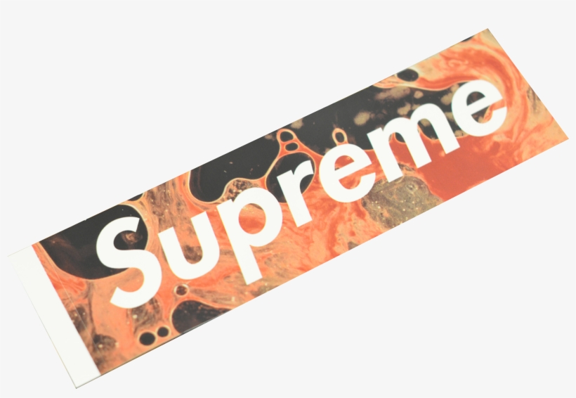 Image Of Supreme Blood And Semen Box Logo Sticker - Supreme Fw17 Andres Serrano X Supreme Maddona, transparent png #215045