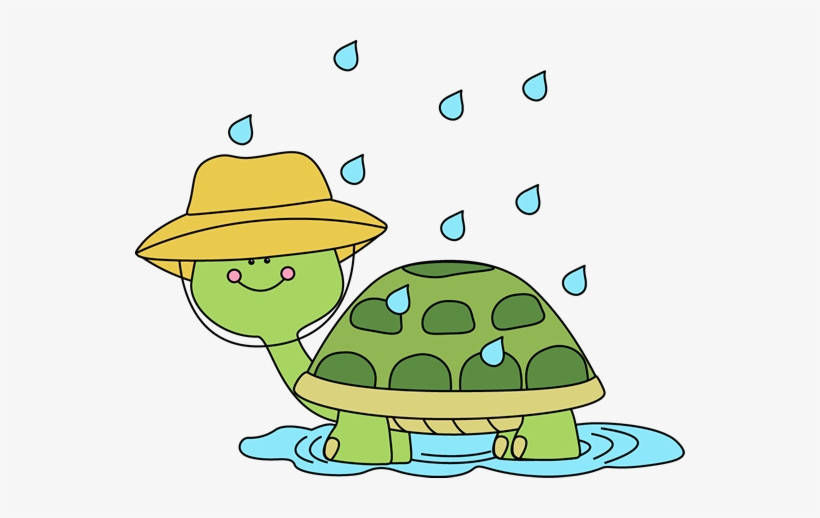 Clip Art Images Turtle Standing In A - Spring Rain Clip Art, transparent png #215048