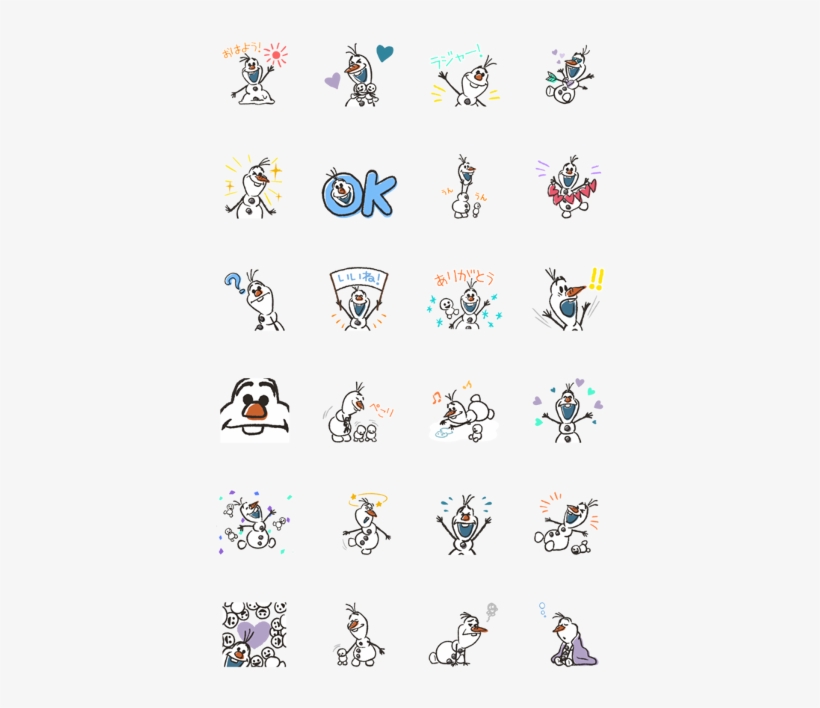 Olaf And The Snowgies - Line, transparent png #215088