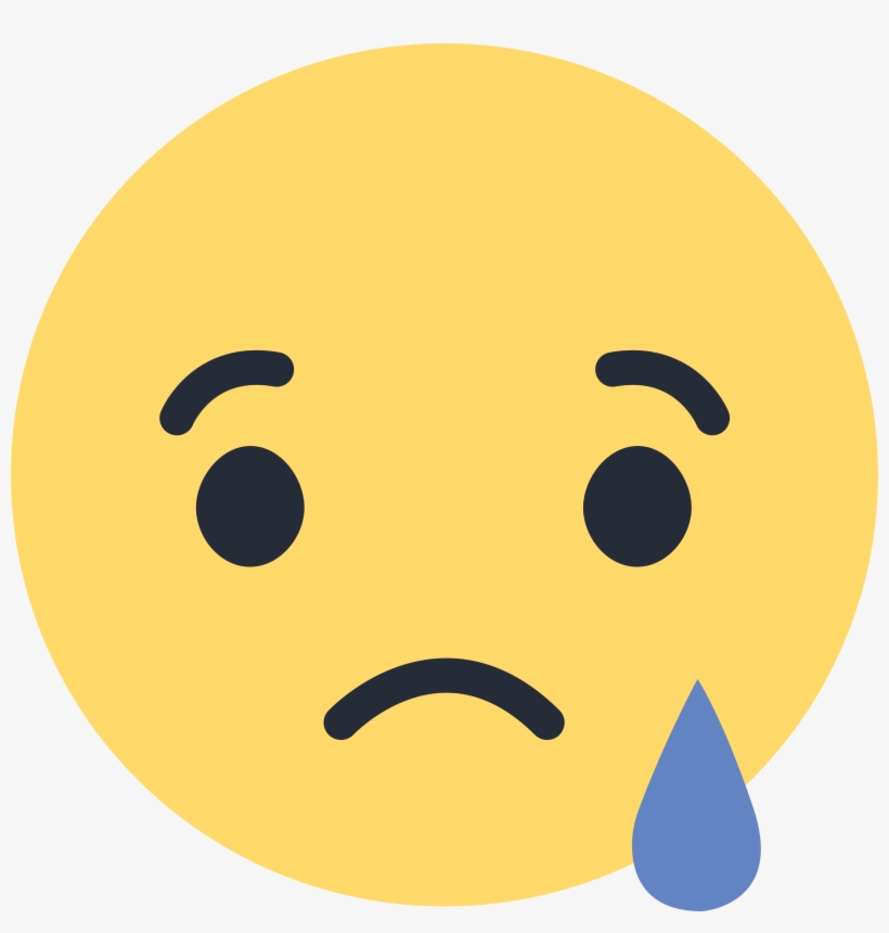 Facebook Sad Emoji Like Png - Facebook Sad Emoji Png, transparent png #215148