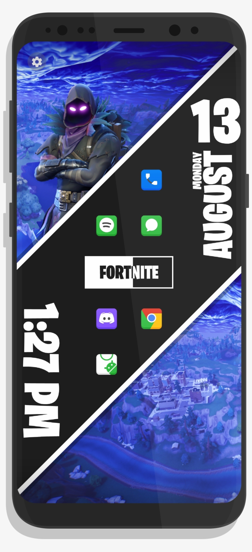 A Preview Of My Fortnite Android Klwp - Iphone, transparent png #215151