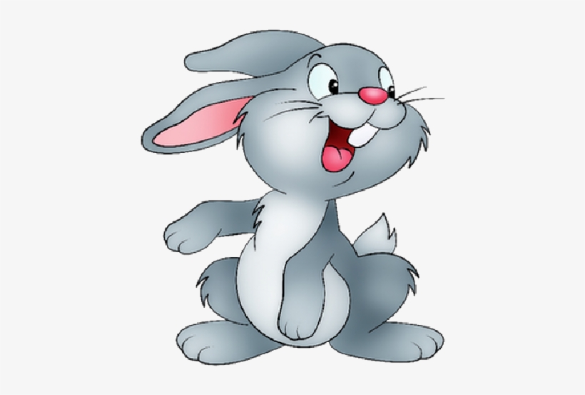 Rabbit Bunny Clipart Black And White Free Images 2 - Rabbit Cartoon, transparent png #215153