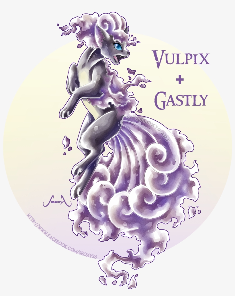 I Take Commissions, See Goo - Vulpix Gastly, transparent png #215246