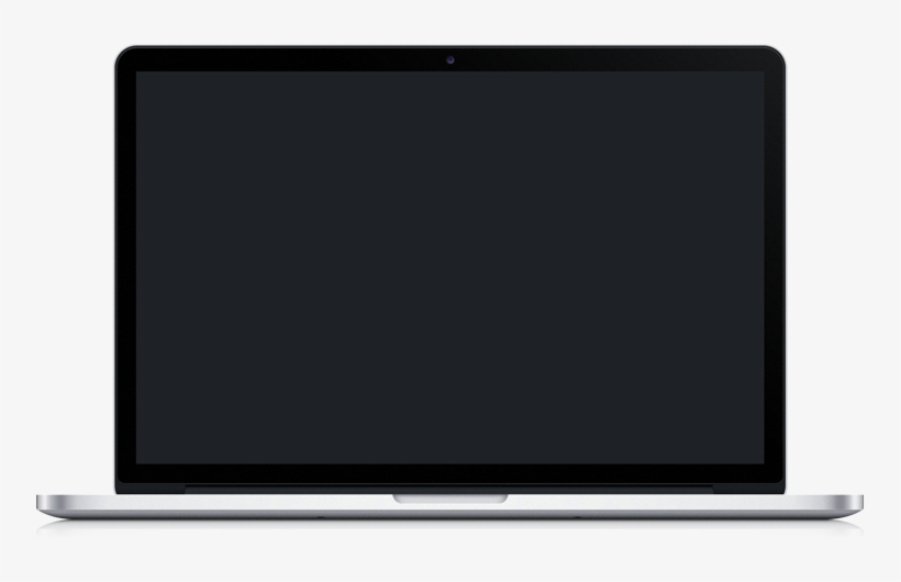 Macbook-blank - Macbook Pro Front Png, transparent png #215553
