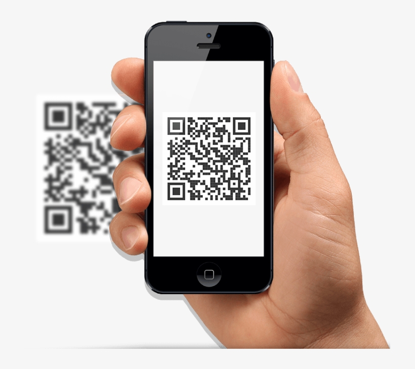 Qr Code Scan Hand - Visitor Management Qr Code, transparent png #215701