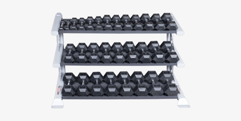 Pro Clubline Dumbbell Racks - Body Solid 2 Tier Pcl Commercial Kettlebell Rack, transparent png #215722