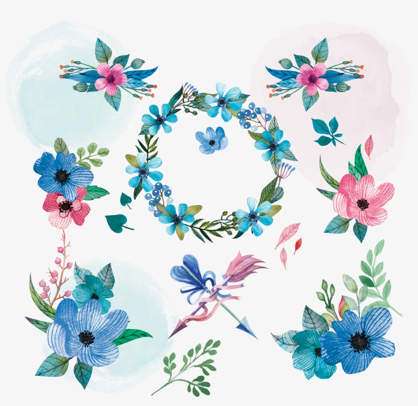 Flower Floral Design Clip - Watercolor Painting, transparent png #215723