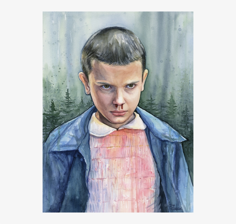 Click And Drag To Re-position The Image, If Desired - Eleven From Stranger Things, transparent png #215851