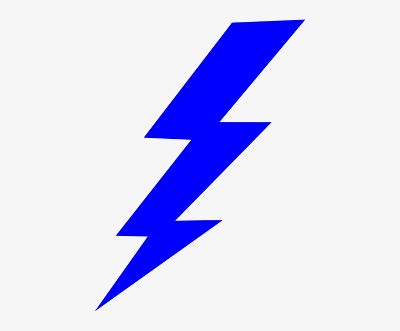 Spark 20clipart - Blue Lightning Bolt Png, transparent png #215921