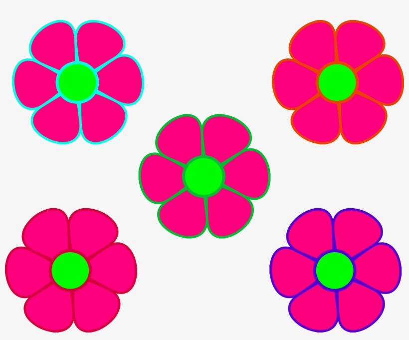 Free Clipart Png Flowers - 5 Flowers Clipart Png, transparent png #215922