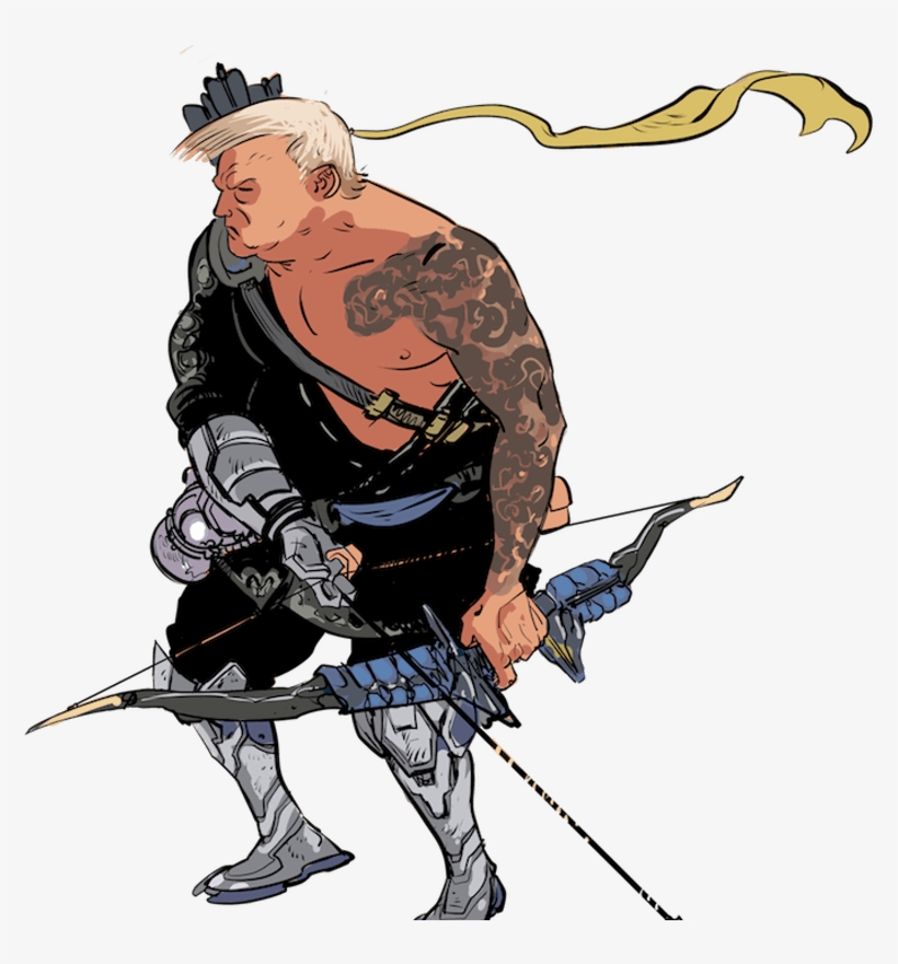 Clip Art Royalty Free Stock Collection Of Free Hanzo - Donald Trump Mains Hanzo, transparent png #215992