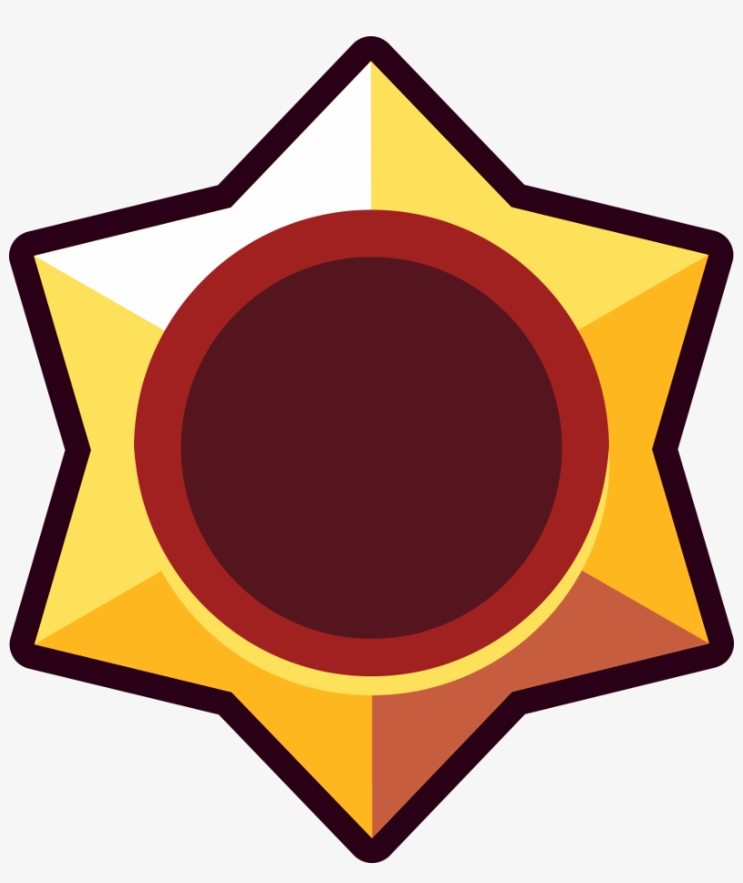 Gold Star Empty - Png Brawl Star Logo, transparent png #216104