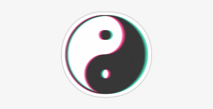Tumblr, Transparent, And Ying Yang Image - Oklahoma State University Oval Sticker, transparent png #216194