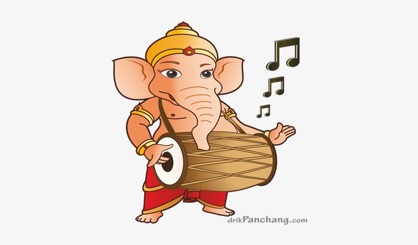 Ganesha Music - Bal Ganesh Images Png, transparent png #216565