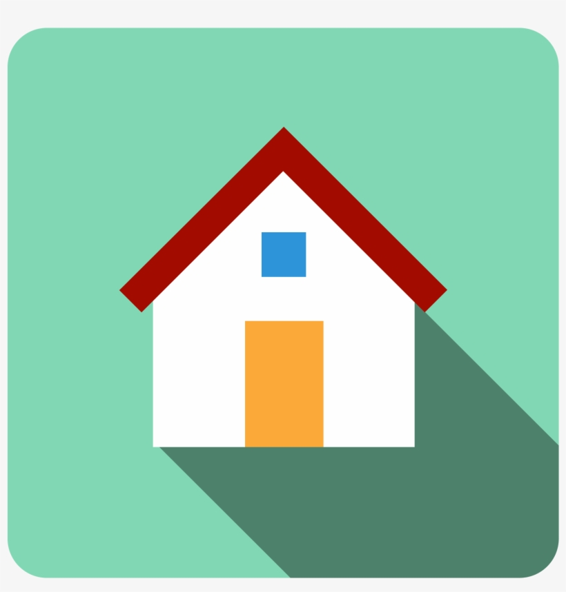 Flat Icon Tutorial - House Icon Material Design, transparent png #216633
