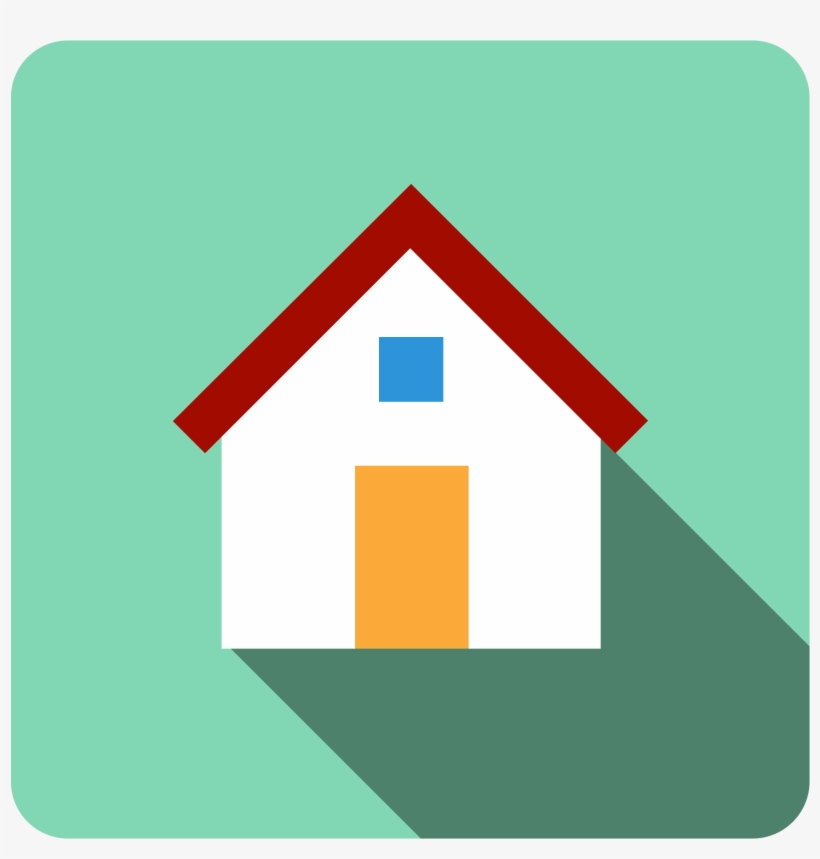 Flat Icon Tutorial House Icon Material Design Free Transparent Png Download Pngkey