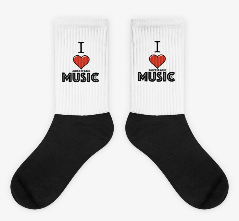 Jake Paul Music Socks - Sock, transparent png #216769