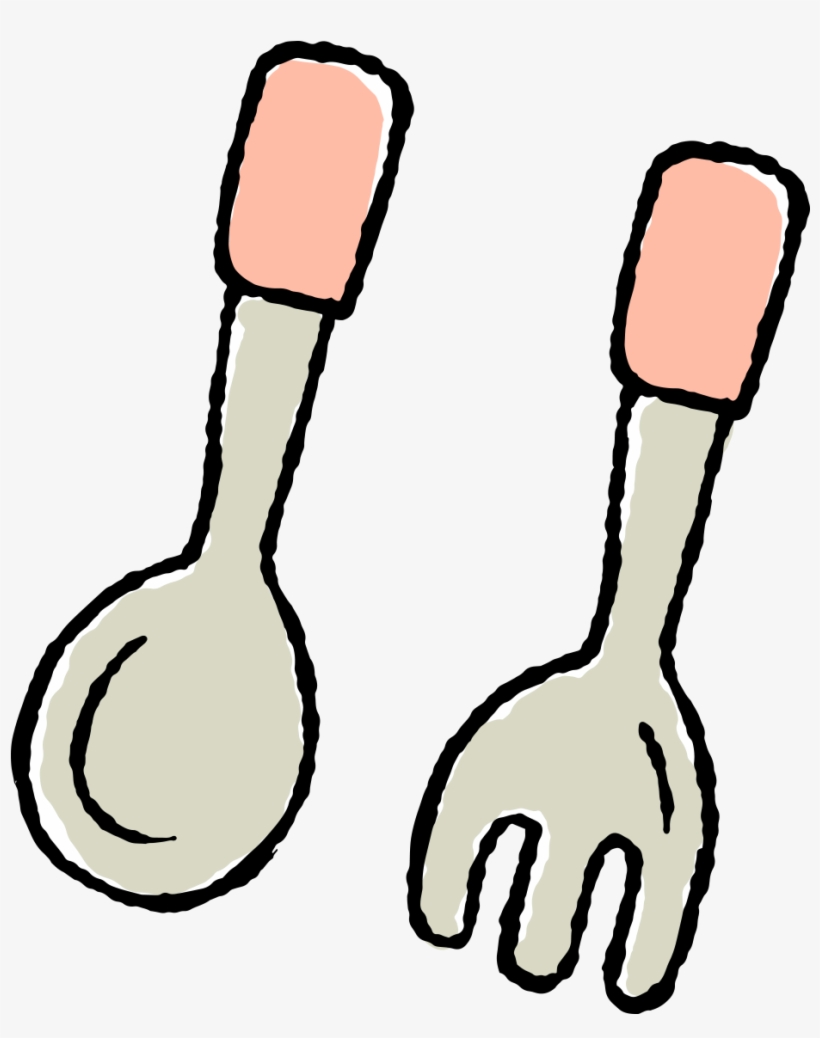 Collection Of Free Forked Download On Ubisafe - Spoon And Fork Clipart, transparent png #217031