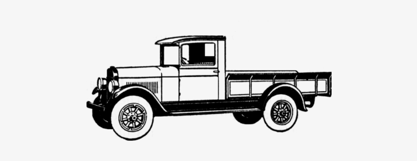 Black And White Vintage Trucks, transparent png #217200