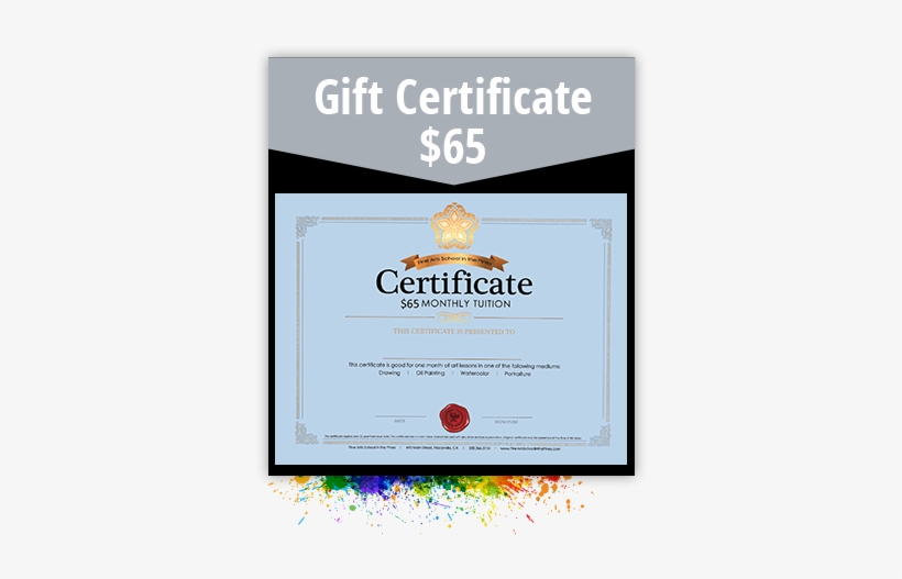 Gift Certificate Half Month With Box - Gift, transparent png #217486