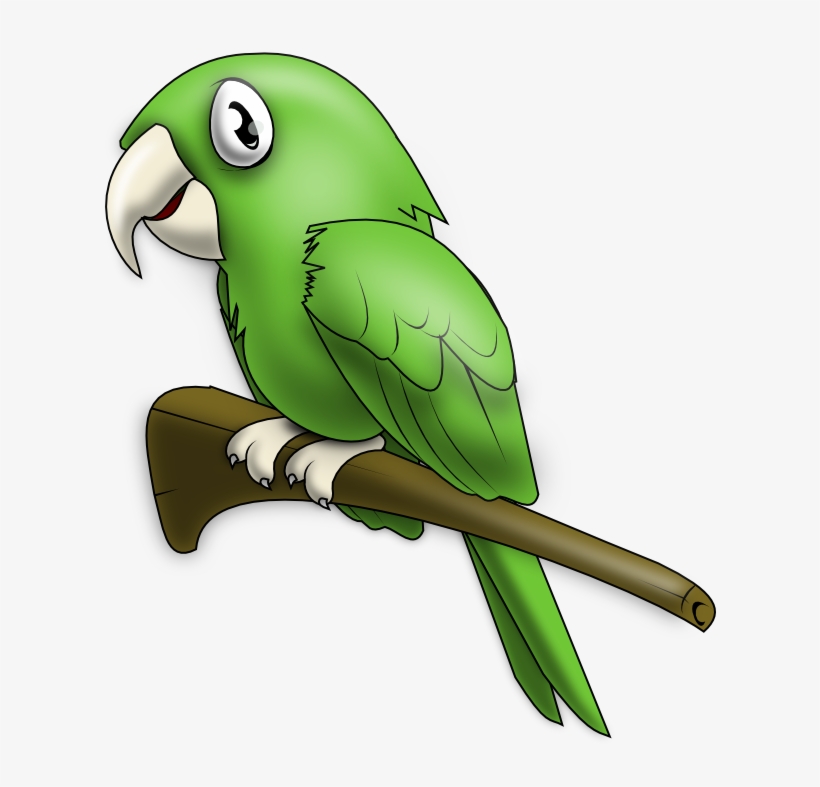 Cute Parrot Png Pic - Birds Name In Telugu, transparent png #217636