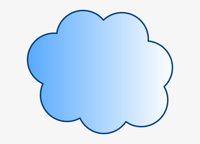 Visio Internet Cloud Free Download Clip Art Free Clip - Blue Cloud Clip Art, transparent png #217799