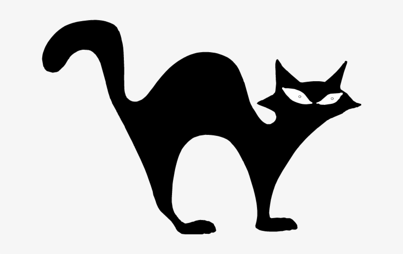Halloween Black Cat Png Picture - Halloween Black Cat Clipart, transparent png #217826