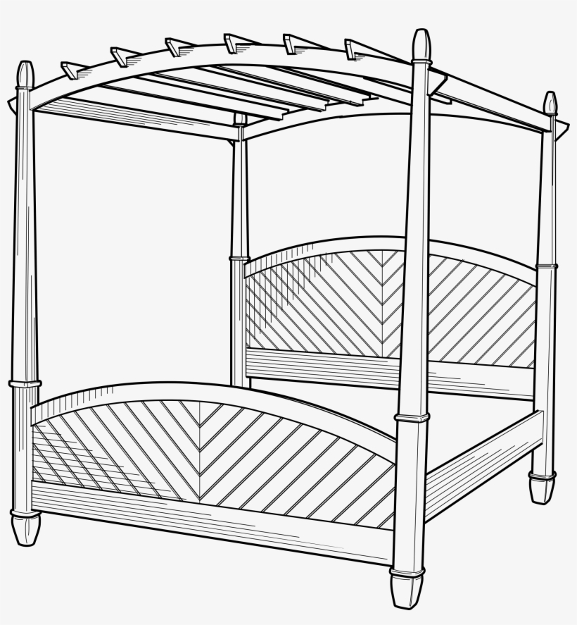 Clipart - Clip Art Bed, transparent png #217902