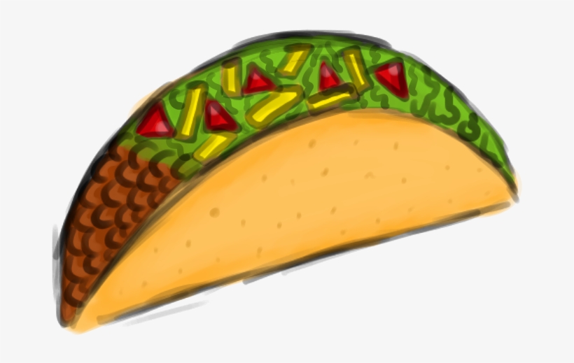 Tacos Clipart Transparent - Vector Taco Transparent, transparent png #217995
