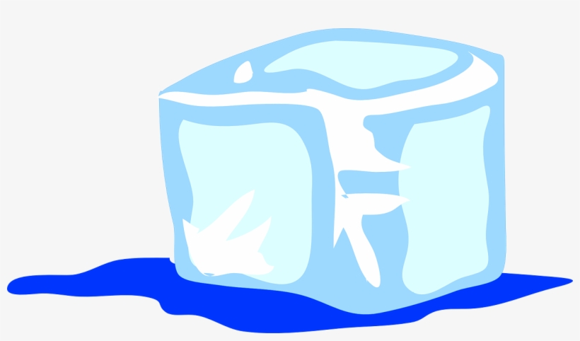 Ice Cube Frozen Water Ice Drink Cold Cool - Ice Cube Clip Art, transparent png #218019