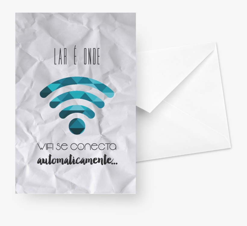 Cartão Wifi Doce Lar De Pricilla Calaçana - Paper, transparent png #218170