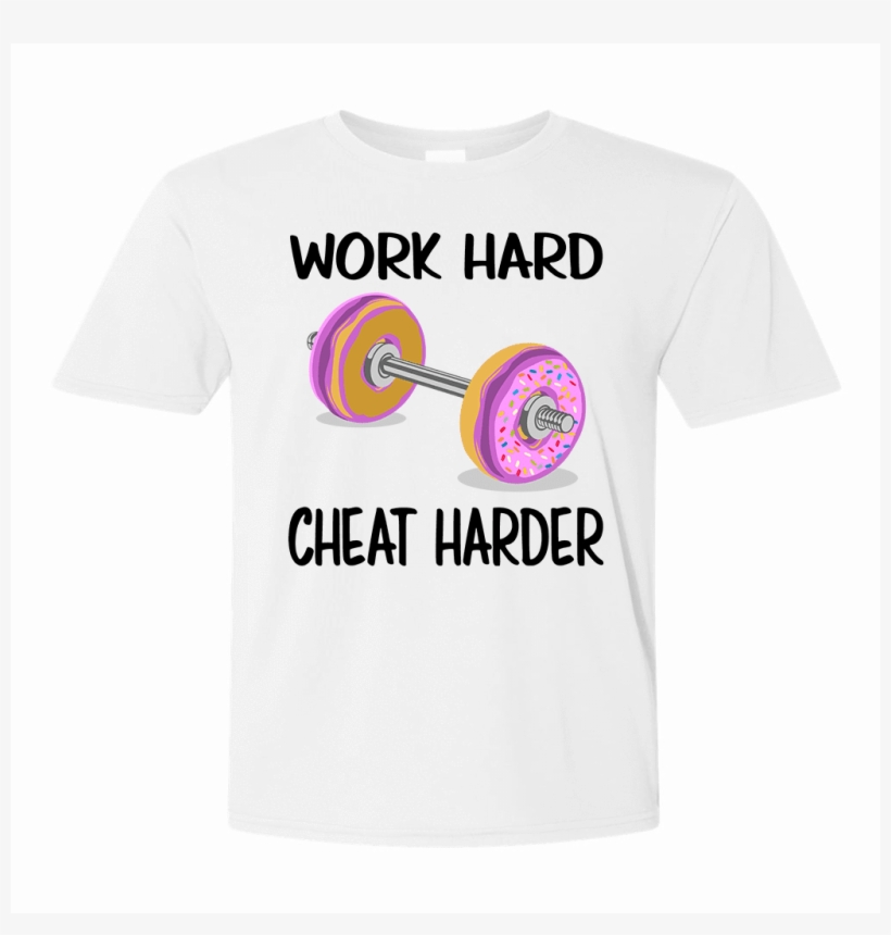 Cheat Harder Unisex Full Color Funny T-shirt - Powerlifting, transparent png #218264