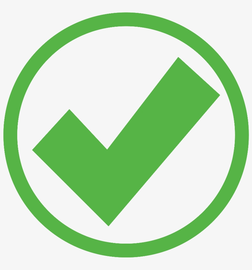 Check-mark - Embankment Tube Station, transparent png #218291