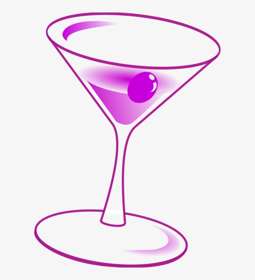 Martini Glass Wine Glasses Clip Art - Martini Glass Clipart Transparent, transparent png #218383