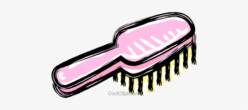 Brush Clipart Bathroom - Hair Brush Clipart Png, transparent png #218616