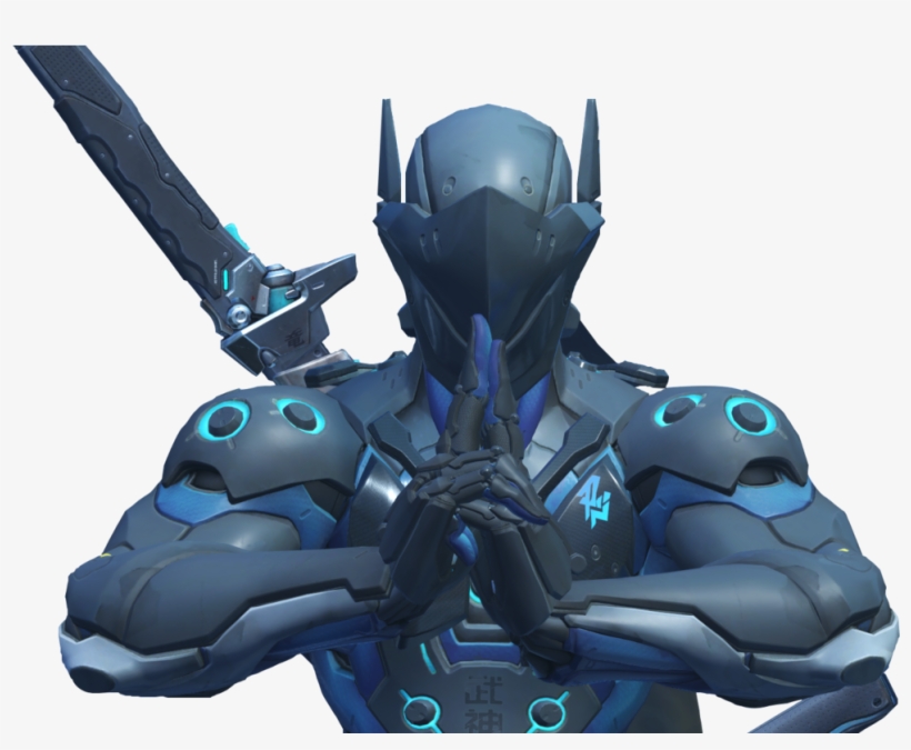 Genji Vector Sentai - Overwatch Genji Carbon Fiber, transparent png #218804