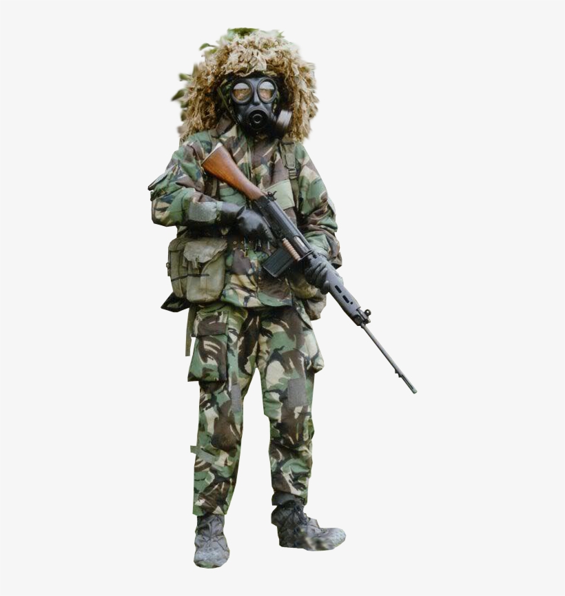 Nbc Warfare Soldier Transparent Background - Soldier, transparent png #218864