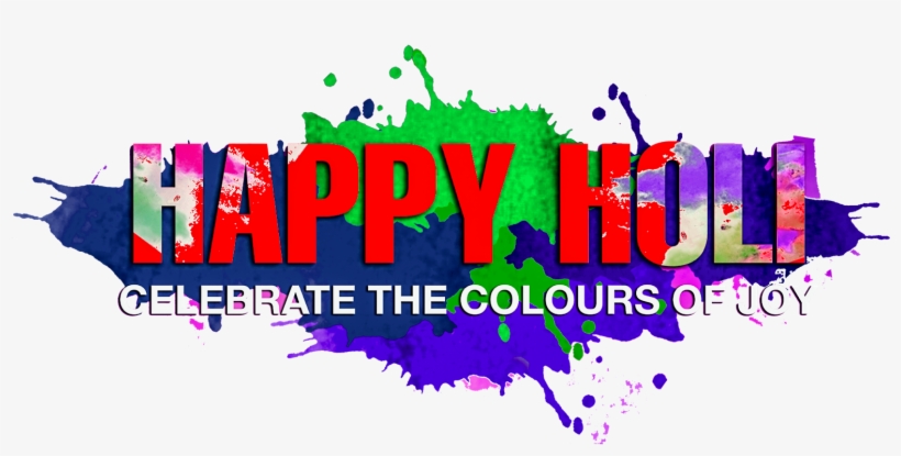 Happy Holi Png, Text Holi Png - Happy Holi Text Png, transparent png #218911