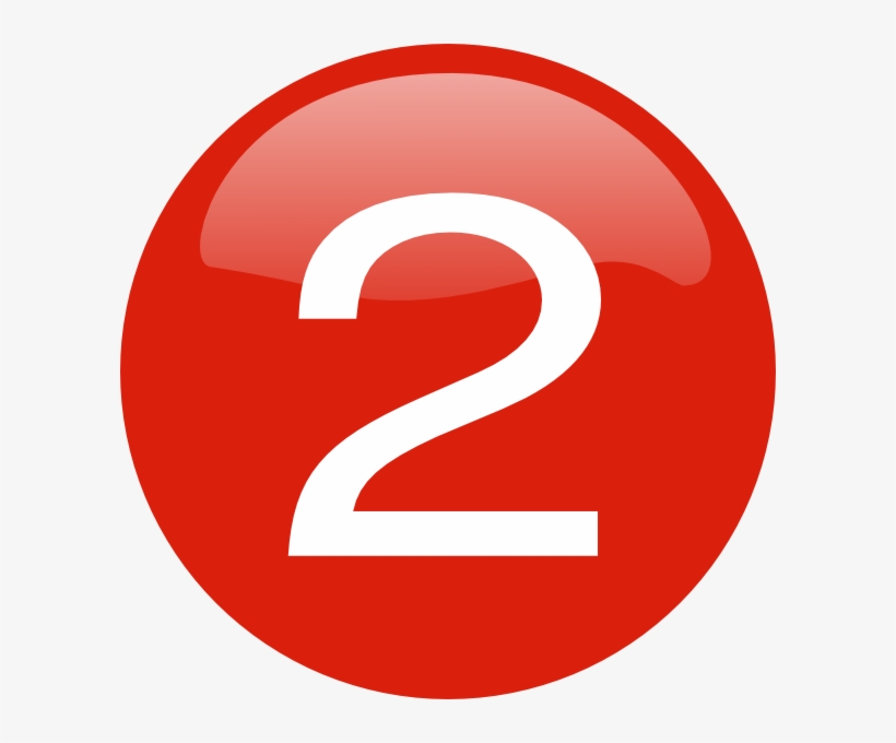 Number 2 Button Svg Clip Arts 600 X 600 Px, transparent png #219022