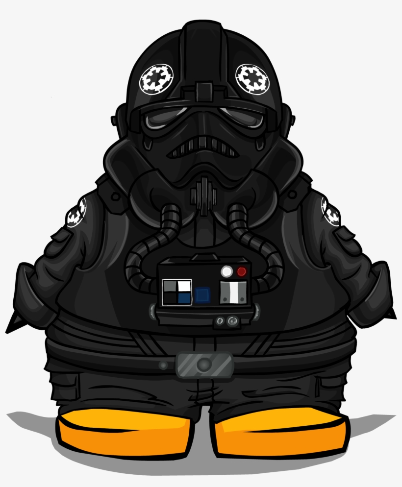 Tie Fighter Pilot Costume Pc - Club Penguin Star Wars Code, transparent png #219097