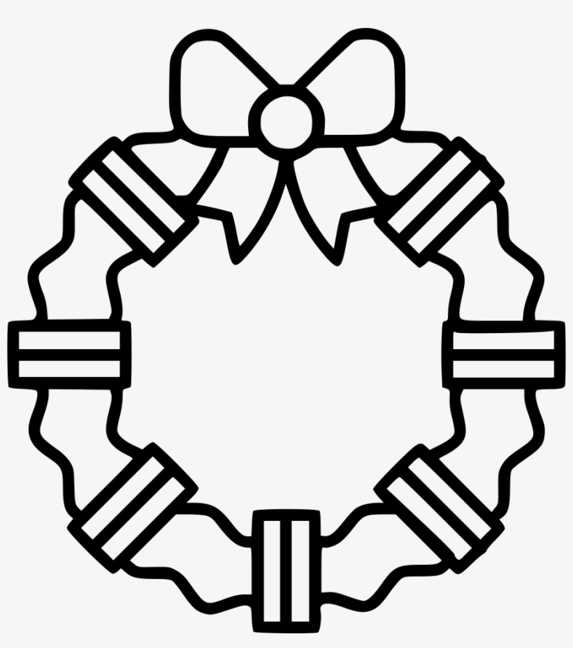 Christmas Wreath - - Drawing, transparent png #219174