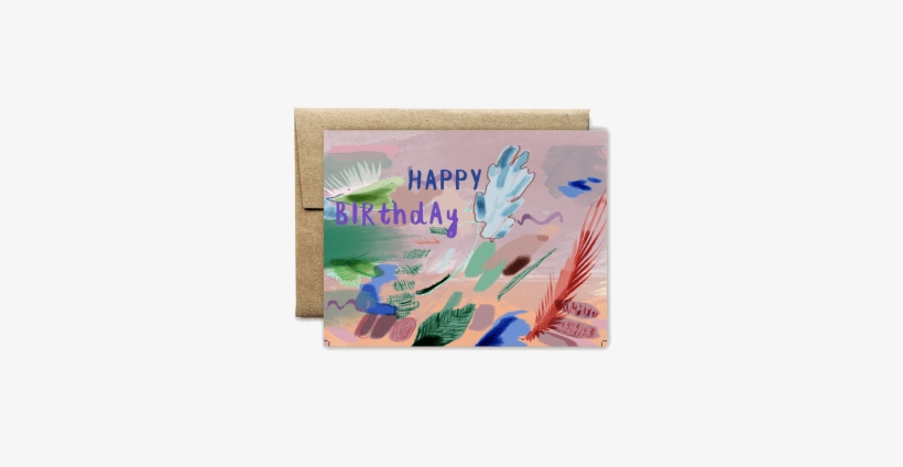 Aqua Plant Birthday Card - Birthday, transparent png #219420